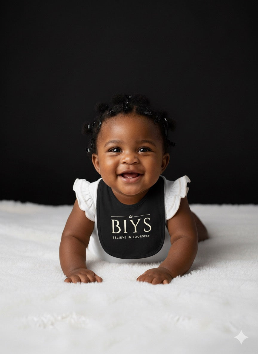 Black Baby Bib