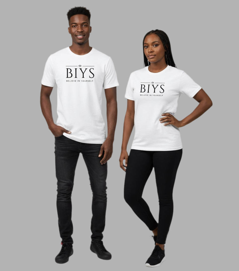 White Shirt with black Original logo