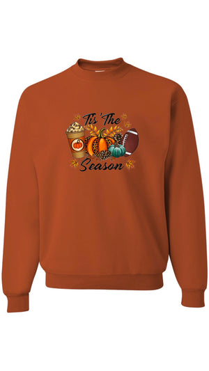 Tis’ the season pumpkin’s and football
