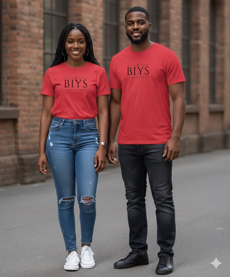 Red BIYS Original logo