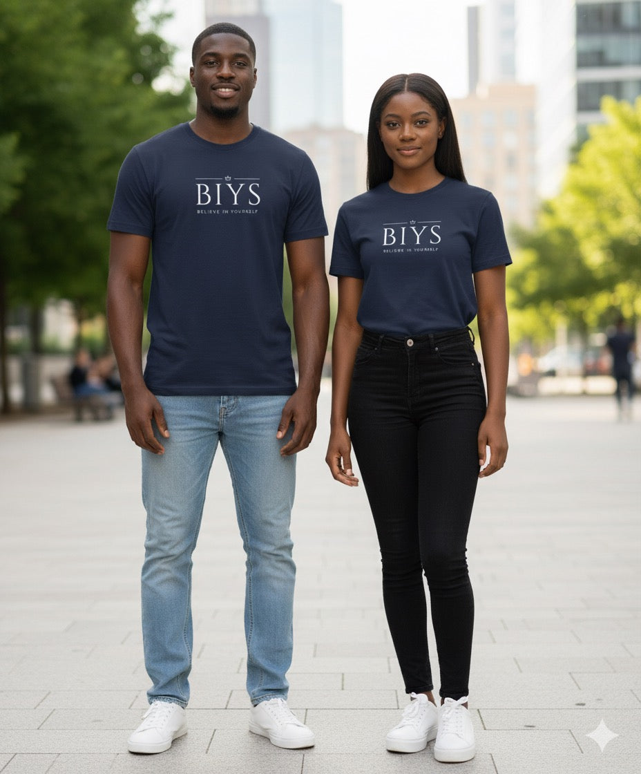 Navy blue BIYS Original logo