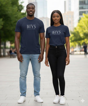 Navy blue BIYS Original logo