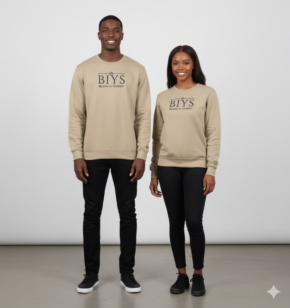 Khaki BIYS crewneck