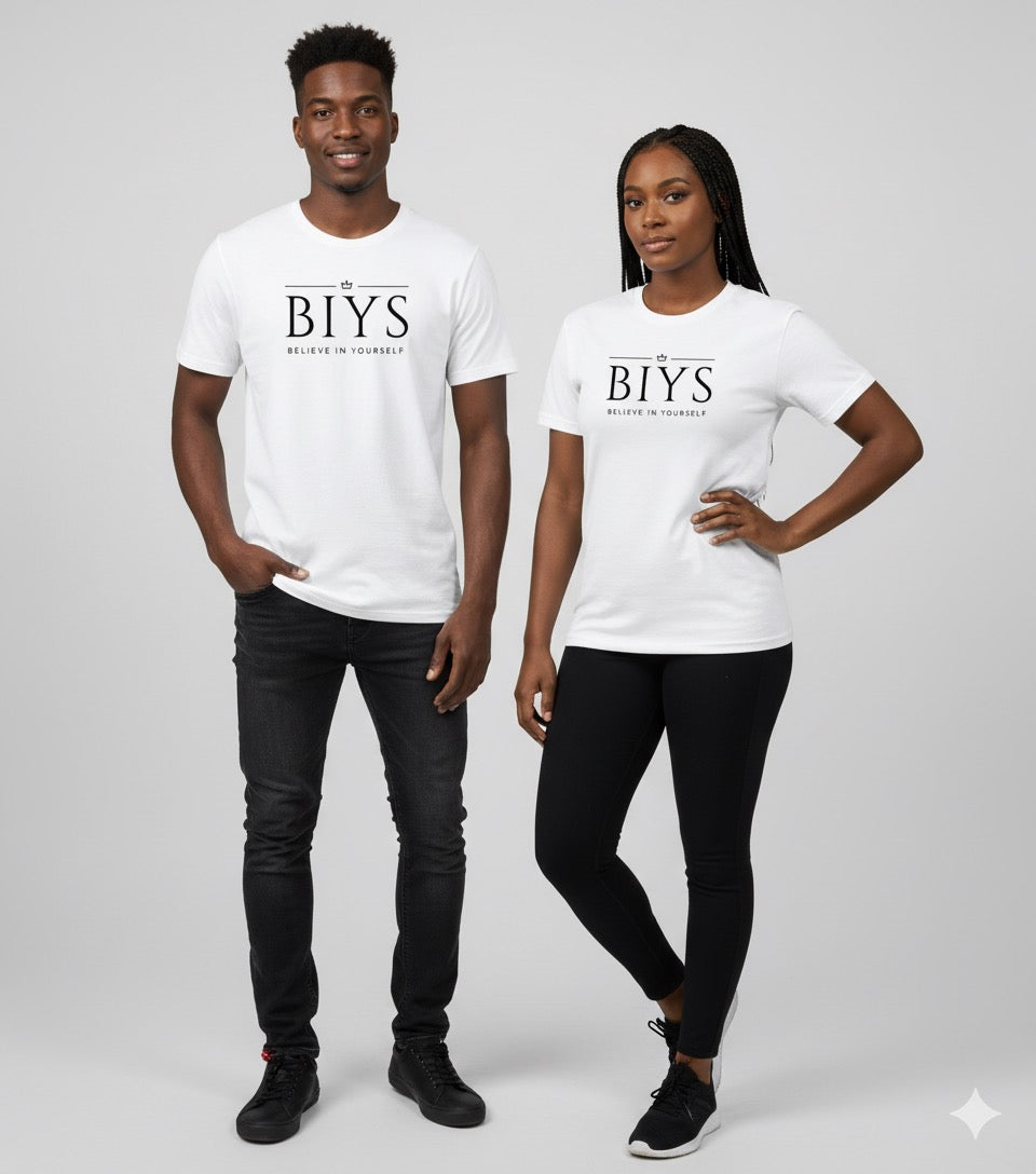 White Shirt with black Original logo