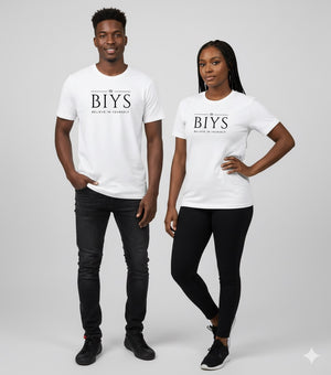 White Shirt with black Original logo