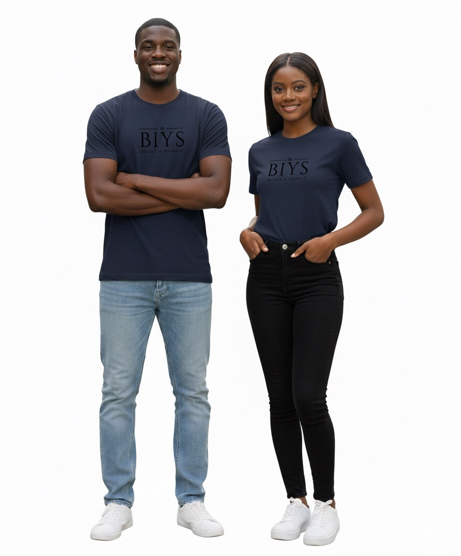 Navy blue BIYS Original logo