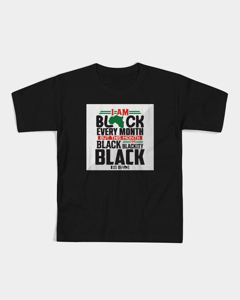 KIDS I am black every month Graphic Tee