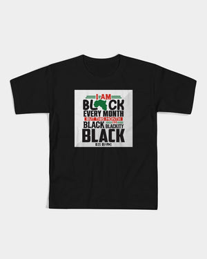 KIDS I am black every month Graphic Tee