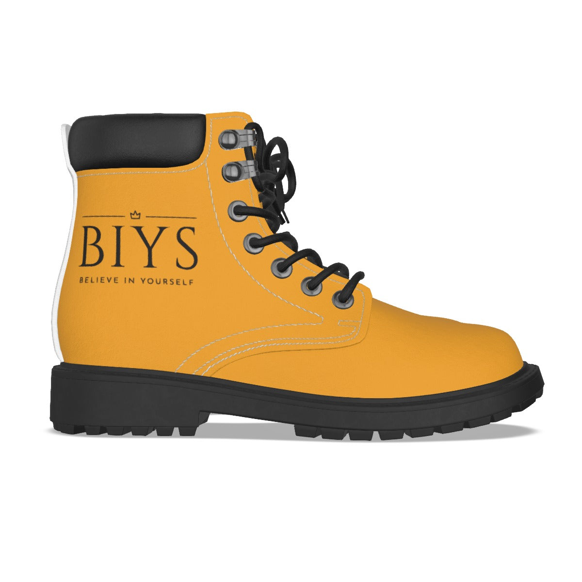 BIYS Men's Gold Boots
